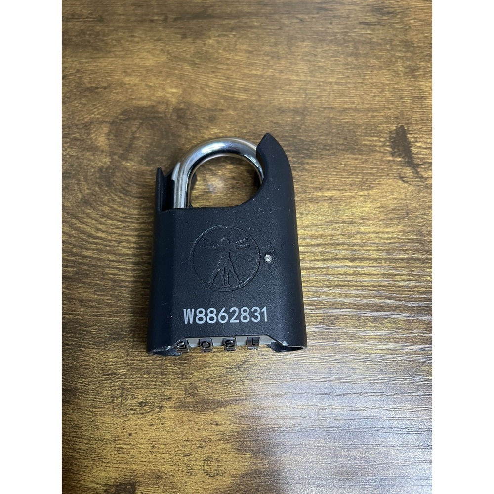 DaVinci Locks  Padlock Black Heavy Duty 4-Digit Combination‎ Hardened Steel